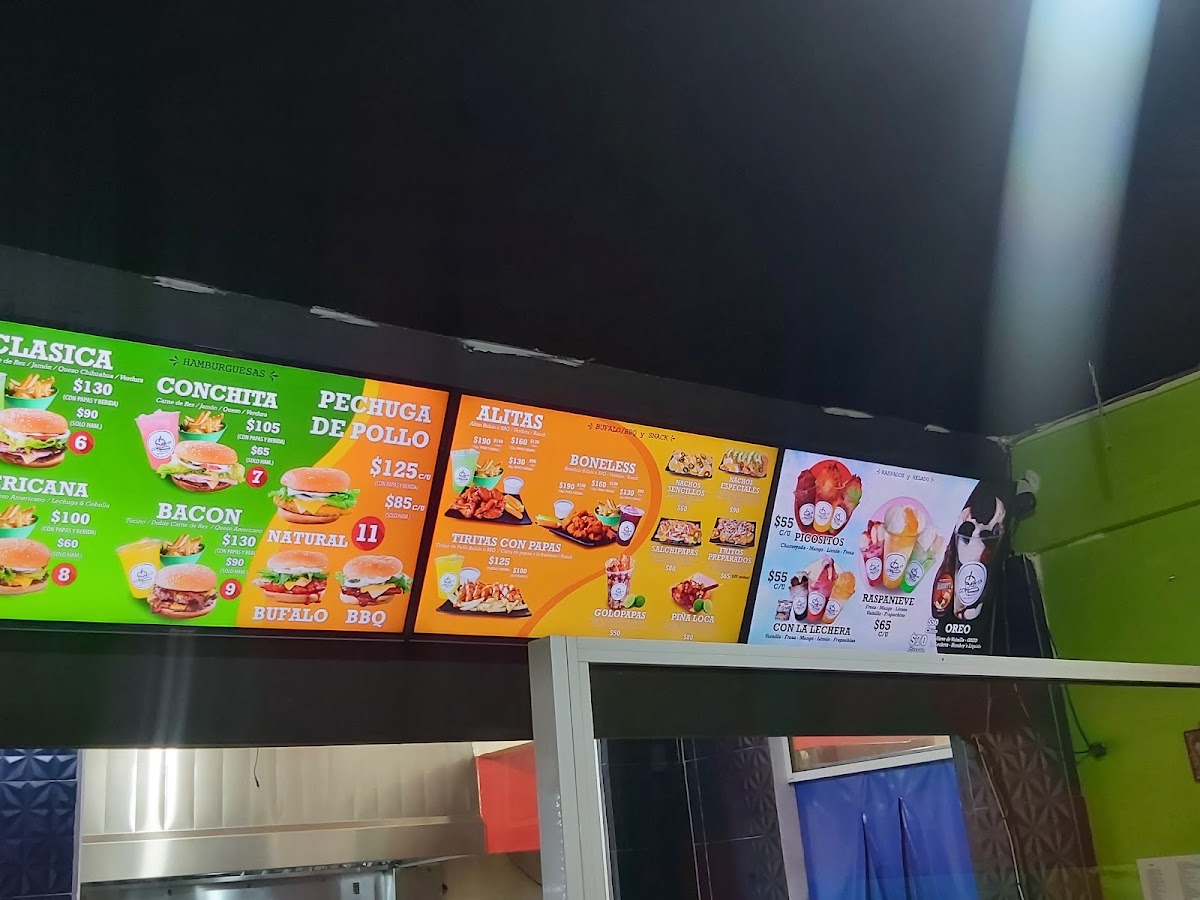 Tortas y Raspado Conchita Menu - Image 1